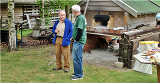 12. Paul & Hugh by the oven